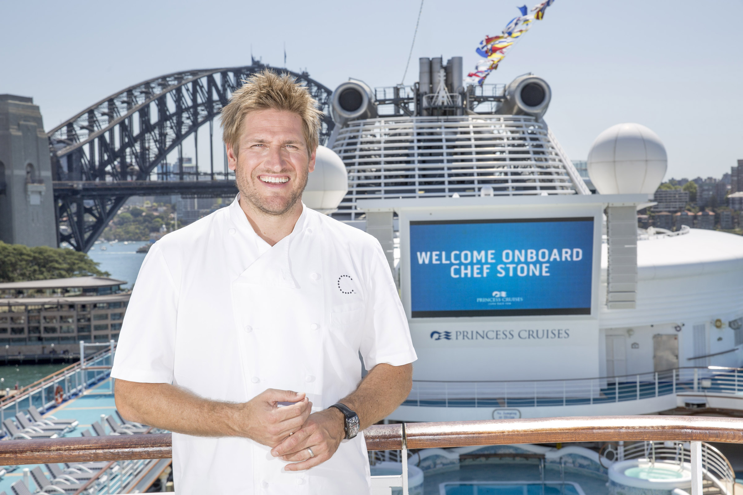 Curtis Stone onboard Diamond Princess email