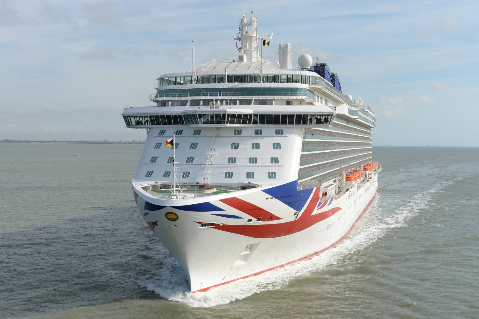 Britannia Arrives in Southampton