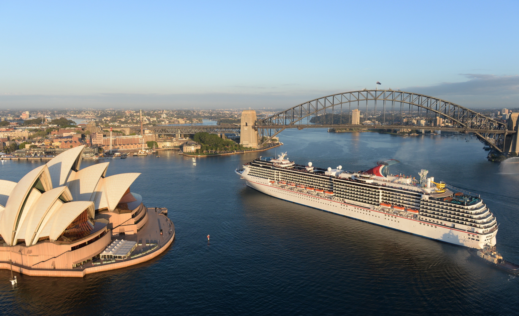 Carnival Legend Arrives in Sydney Harbour Sept 22