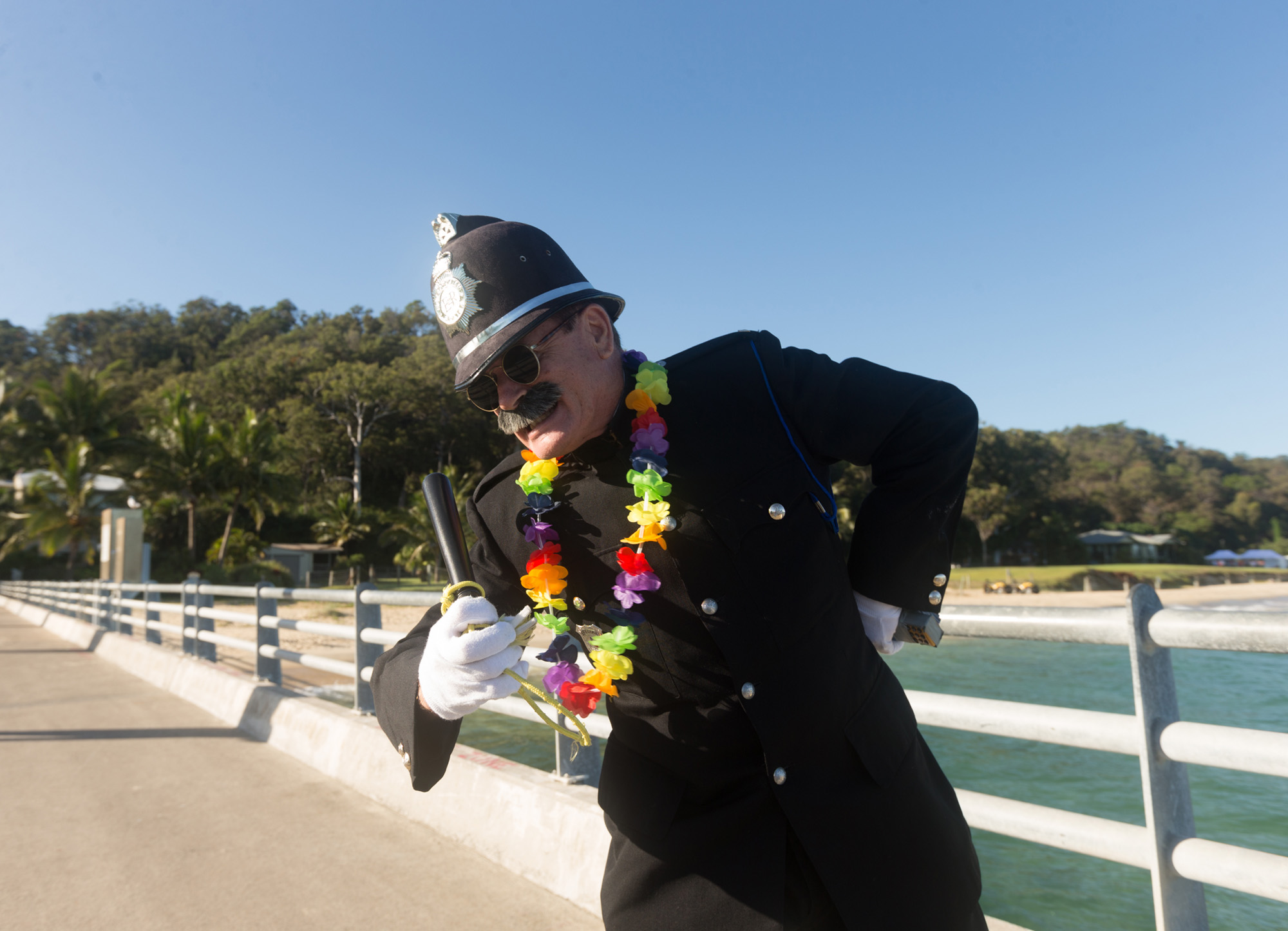Fun Police Tangalooma Resort on Moreton Island